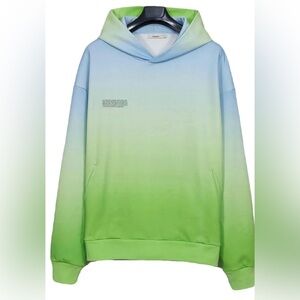 Pangaia ombre Green and Blue Hoodie